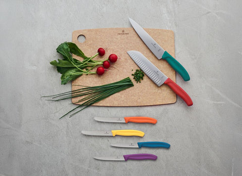 Victorinox Swiss Classic Gemüsemesser 10cm mit Wellenschliff spülmaschinenfest