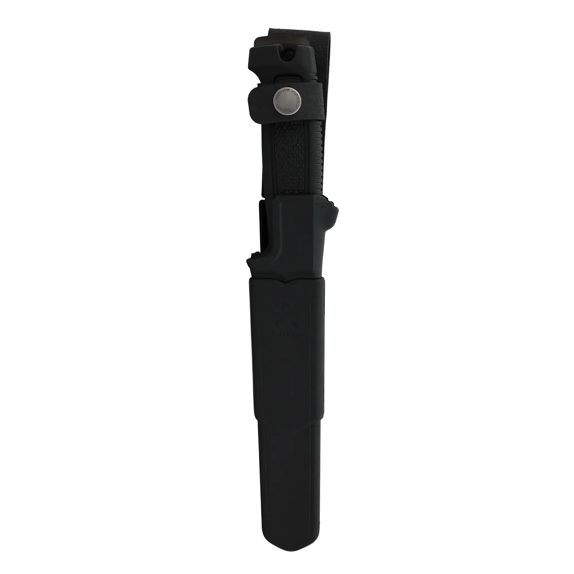 Morakniv Mörkret Black Blade (C) – Full-Tang Survivalmesser mit 100Cr6-Carbonstahl und DLC, 15,3 cm Klinge