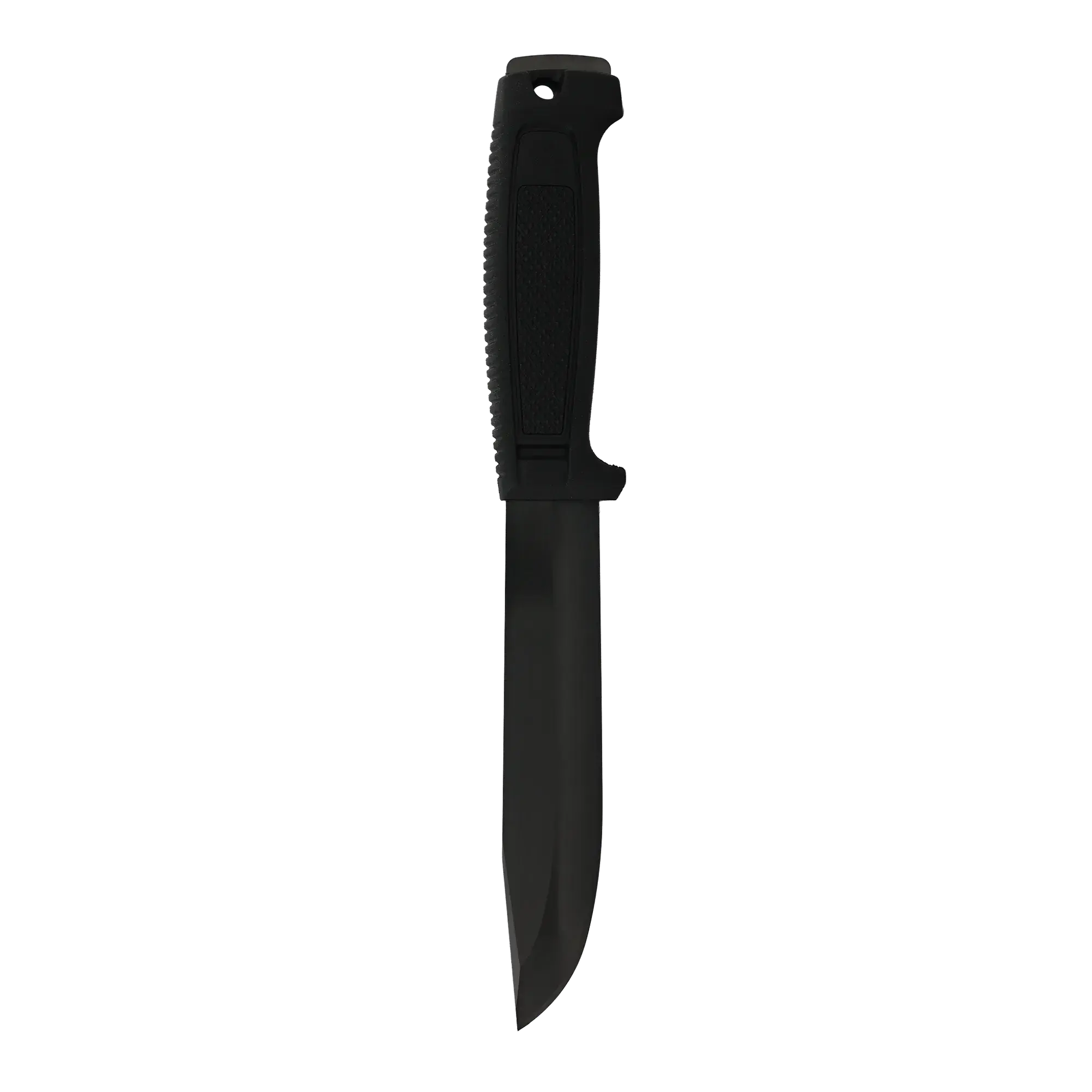 Morakniv Mörkret Black Blade (C) – Full-Tang Survivalmesser mit 100Cr6-Carbonstahl und DLC, 15,3 cm Klinge
