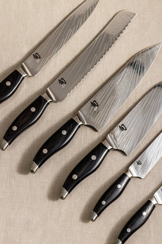 KAI Shun Nagare Black Kochmesser 20 cm – NDC-0706S | Premium Dual-Core Damastmesser KAI