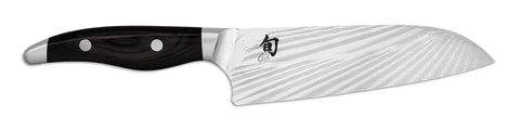 KAI Shun Nagare Black Santoku 18 cm – NDC-0702S | Premium Damastmesser KAI