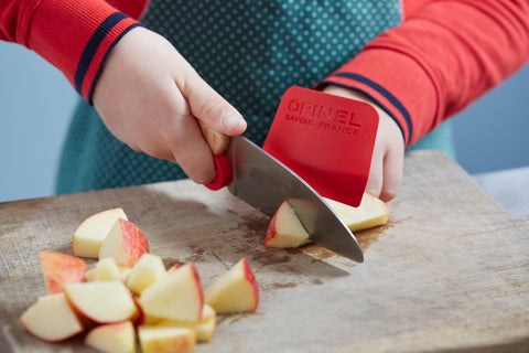 Opinel Le Petit Chef Kinder Küchenmesser-Set mit Fingerschutz, 2-teilig