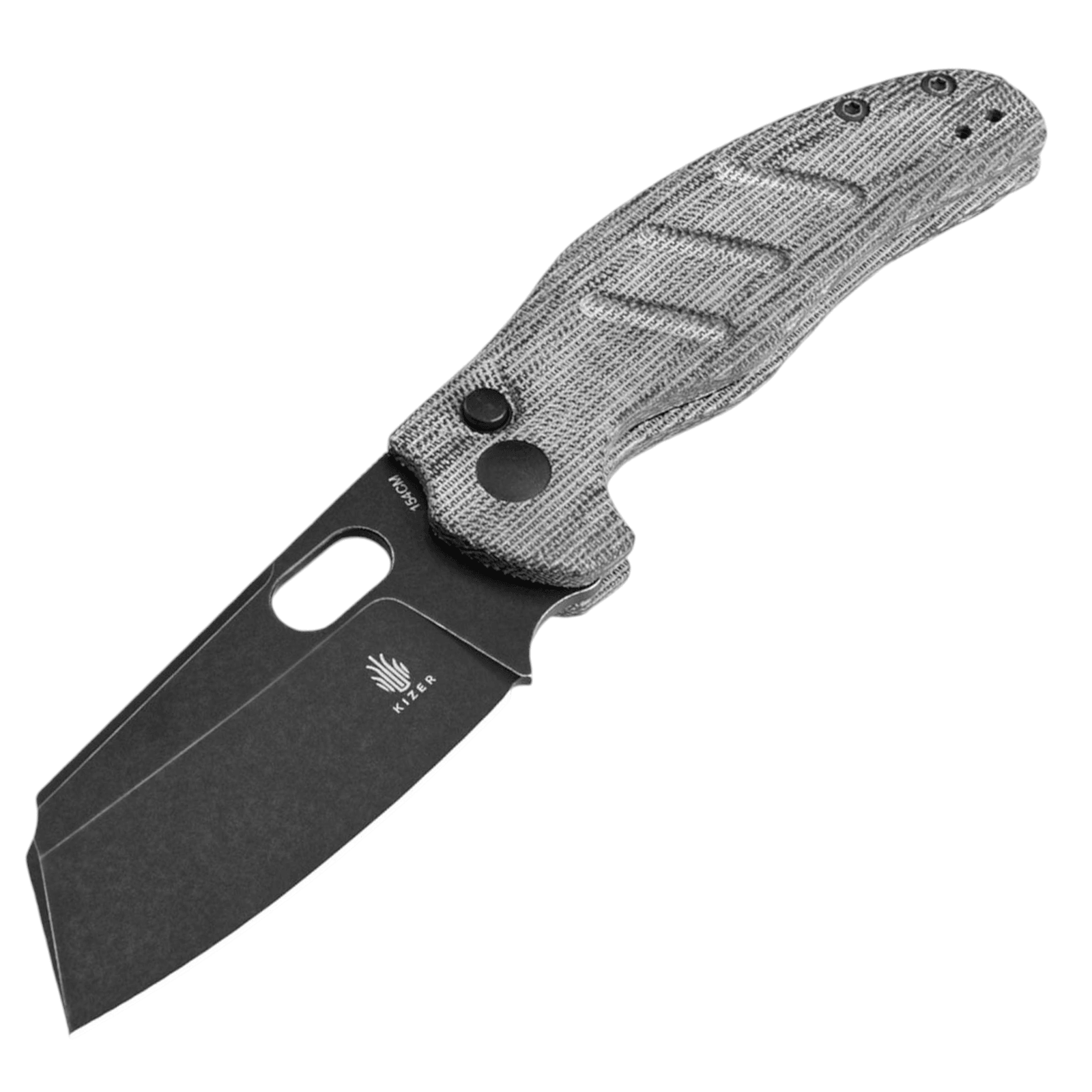 Kizer Sheepdog C01C Micarta Black Button Lock