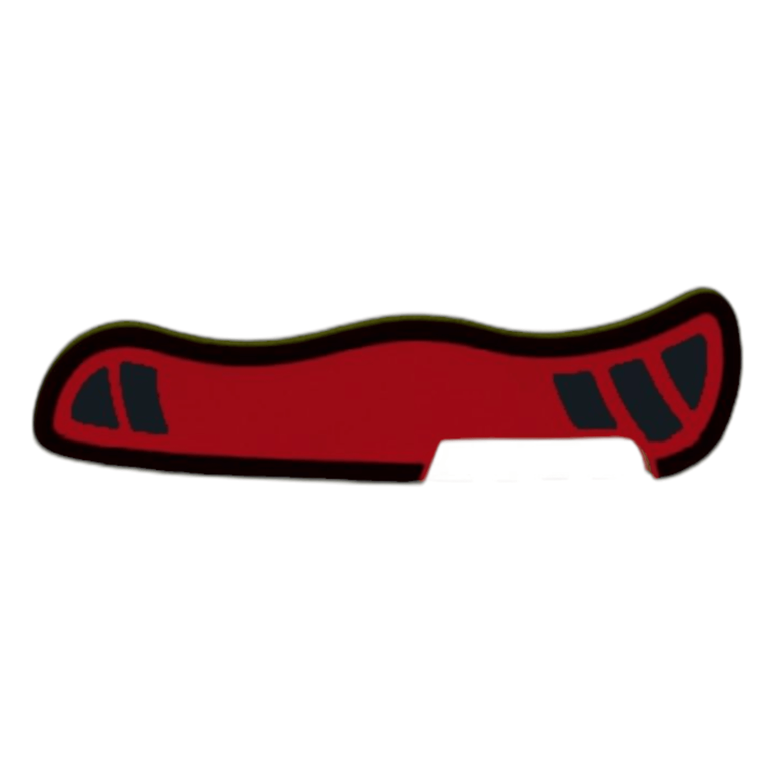 Victorinox Schale 111 mm Vorderseite Rückseite schwarz weiß rot grün