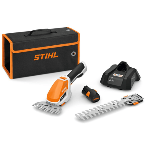 STIHL HSA 26 Strauchschere Set mit Akku AS 2, Ladegerät AL 1 und Tragetasche