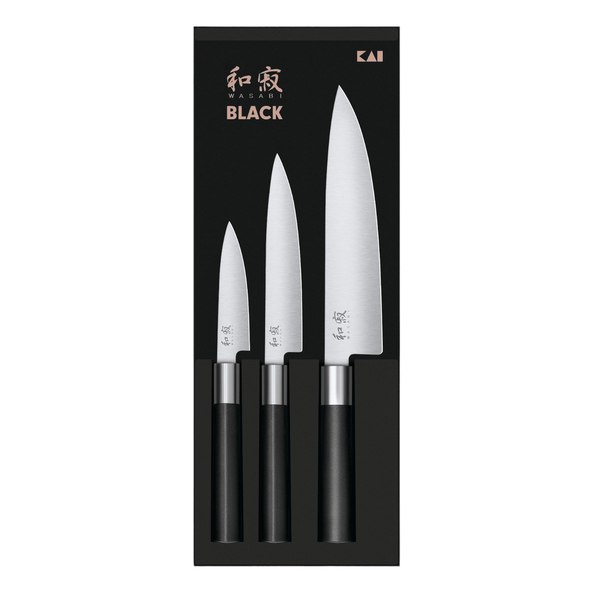 KAI Wasabi Black  Messer-Set 67S-300