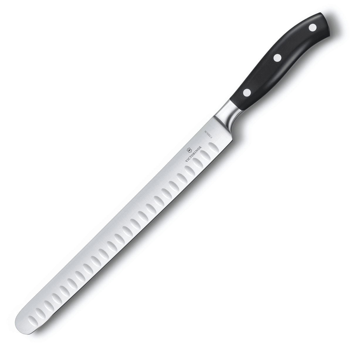 Victorinox Grand Maître Schinkenmesser Kullenschliff 26cm Geschenkschachtel Schwarz 7.7223.26G