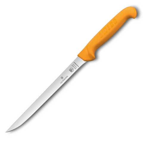 Victorinox Fischfiletiermesser 20cm SB-Hülle Orange Swibo 5.8449.20