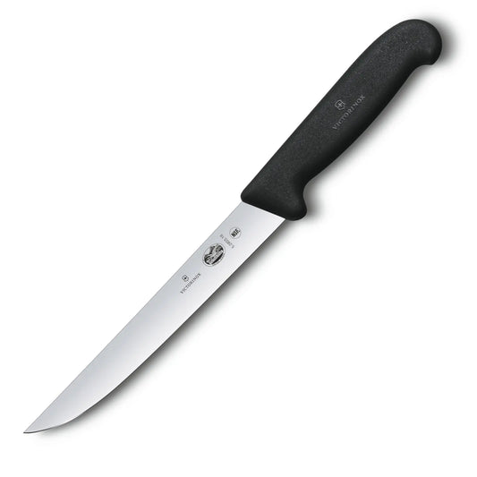 Victorinox Fibrox Tranchiermesser 5.2803.18 – Hauptansicht der schmalen 18-cm-Klinge