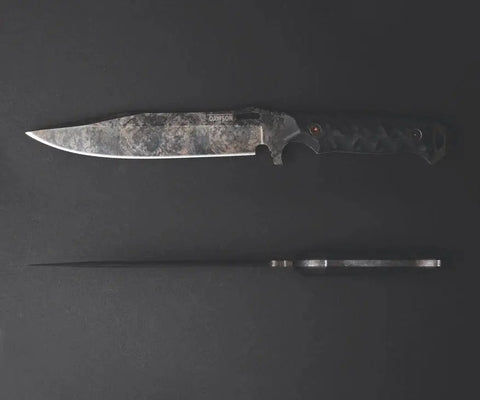 Dawson Knives Marauder XL Rainstorm Black G10 – 80CrV2 Survivalmesser
