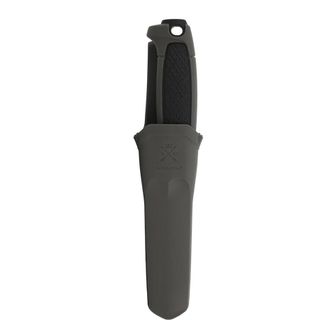 Morakniv Risberg HeavyDuty (C) Black Skies neben der geöffneten Scheide