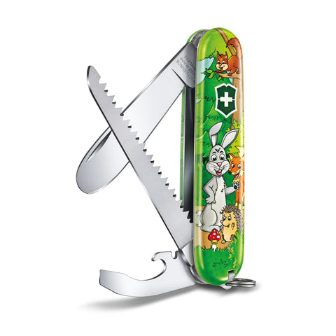 Kindermesser MY FIRST VICTORINOX SETS FÜR KINDER, TIER-EDITION Delfin, Hase, Papagei