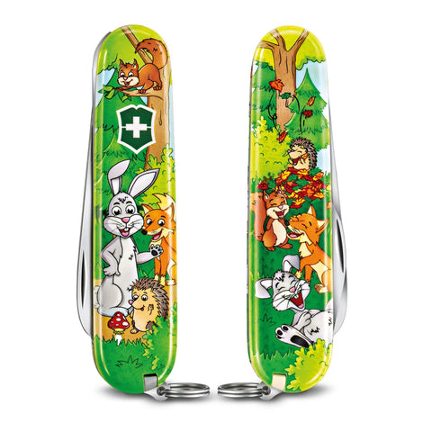 Kindermesser MY FIRST VICTORINOX SETS FÜR KINDER, TIER-EDITION Delfin, Hase, Papagei