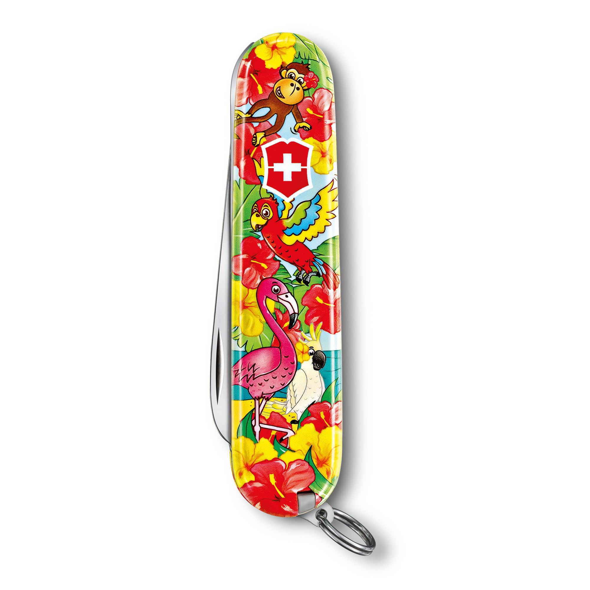 Kindermesser MY FIRST VICTORINOX SETS FÜR KINDER, TIER-EDITION Delfin, Hase, Papagei