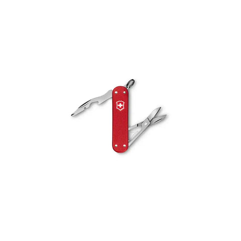 Victorinox Companion S Alox 58 mm Rot – Kompaktes Multitool ohne Klinge mit 5 Funktionen Victorinox