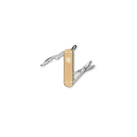Victorinox Companion S Alox 58 mm Gold – Edles Multitool ohne Klinge mit 5 Funktionen Victorinox