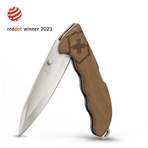 Victorinox EVOKE WOOD Nussbaumholz 4 Funktionen + abnehmbarer Daumenpin