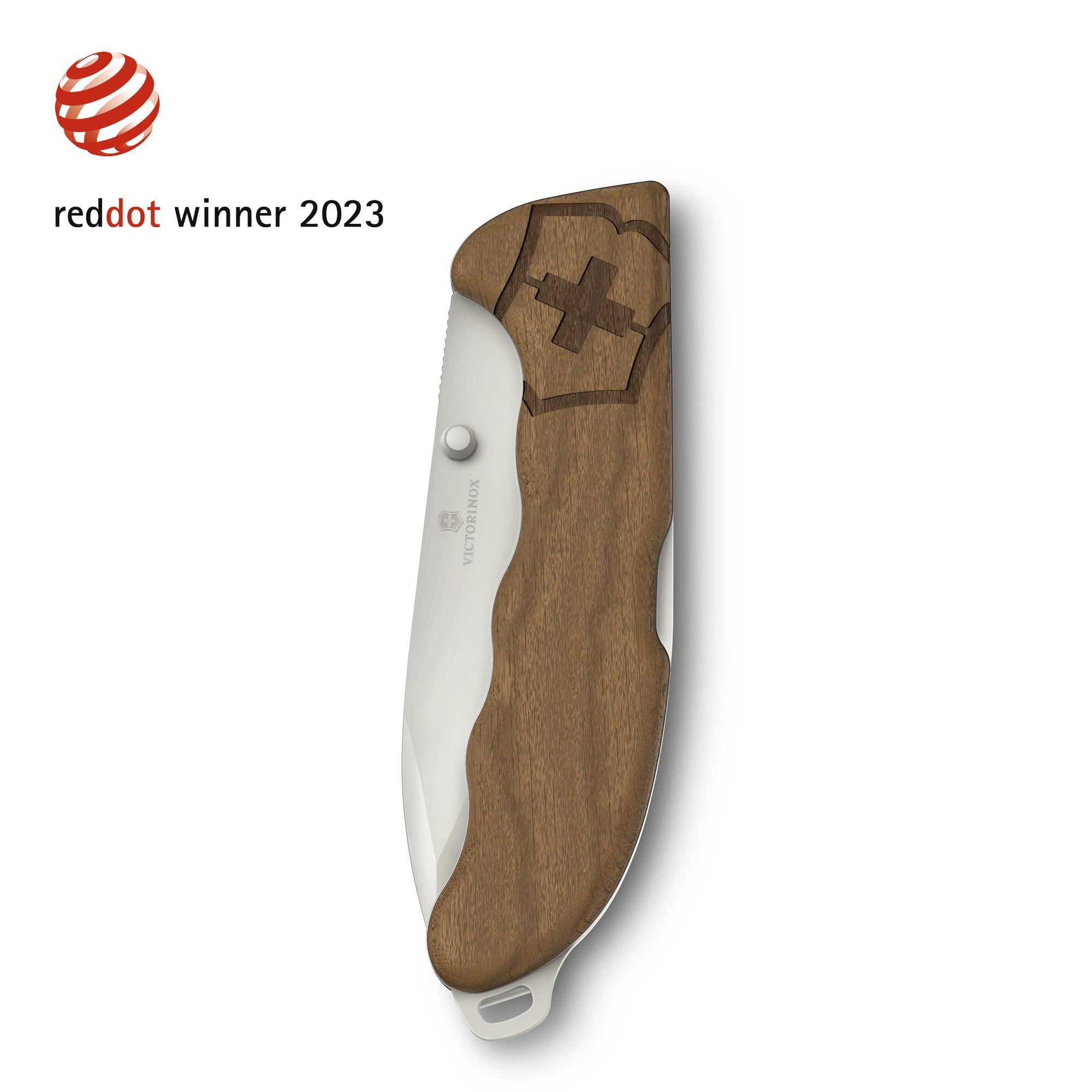 Victorinox EVOKE WOOD Nussbaumholz 4 Funktionen + abnehmbarer Daumenpin