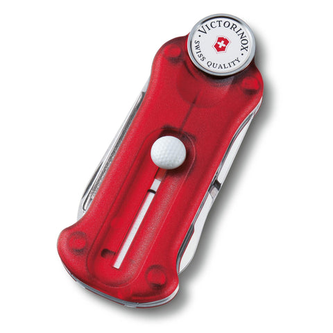 Victorinox Golf Tool Faltschachtel Blau, Rot, Schwarz transparent 0.7052.T2