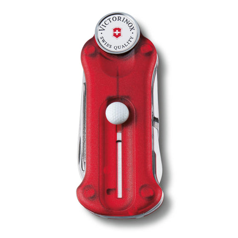 Victorinox Golf Tool Faltschachtel Blau, Rot, Schwarz transparent 0.7052.T2