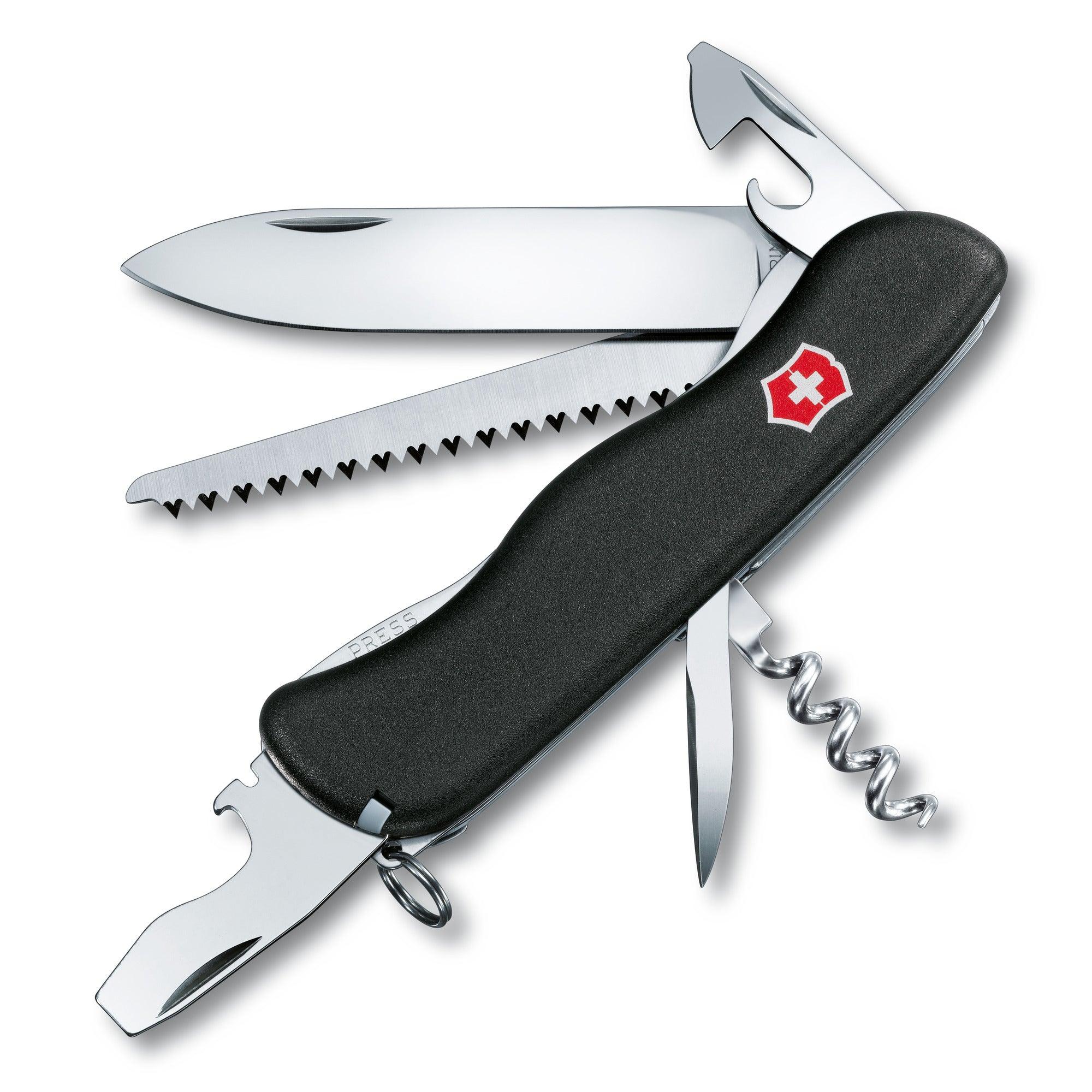 Victorinox Forester Rot oder Schwarz Faltschachtel 12 Funktionen