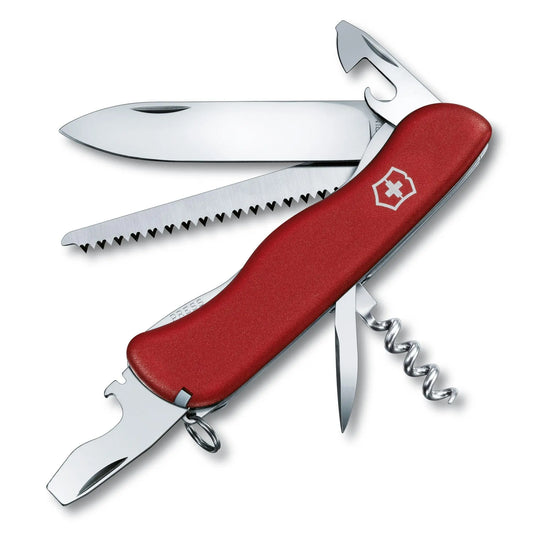 Victorinox Forester Rot oder Schwarz Faltschachtel 12 Funktionen Victorinox