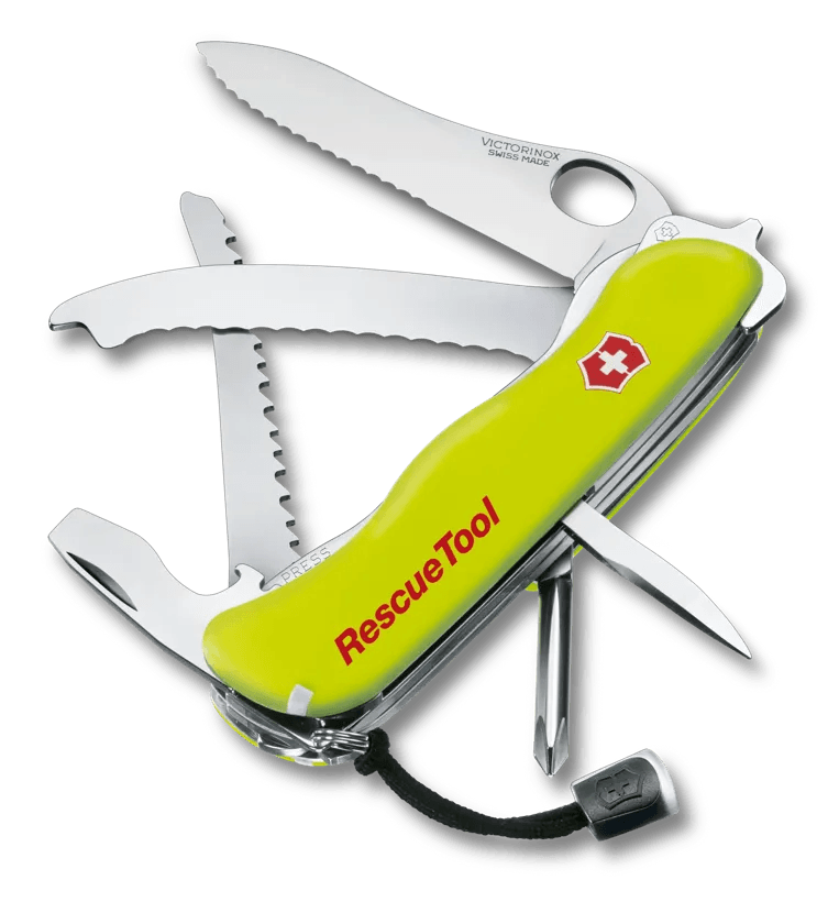 Victorinox RESCUE TOOL MW FALTSCHACHTEL NEONGELB 13 Funktionen