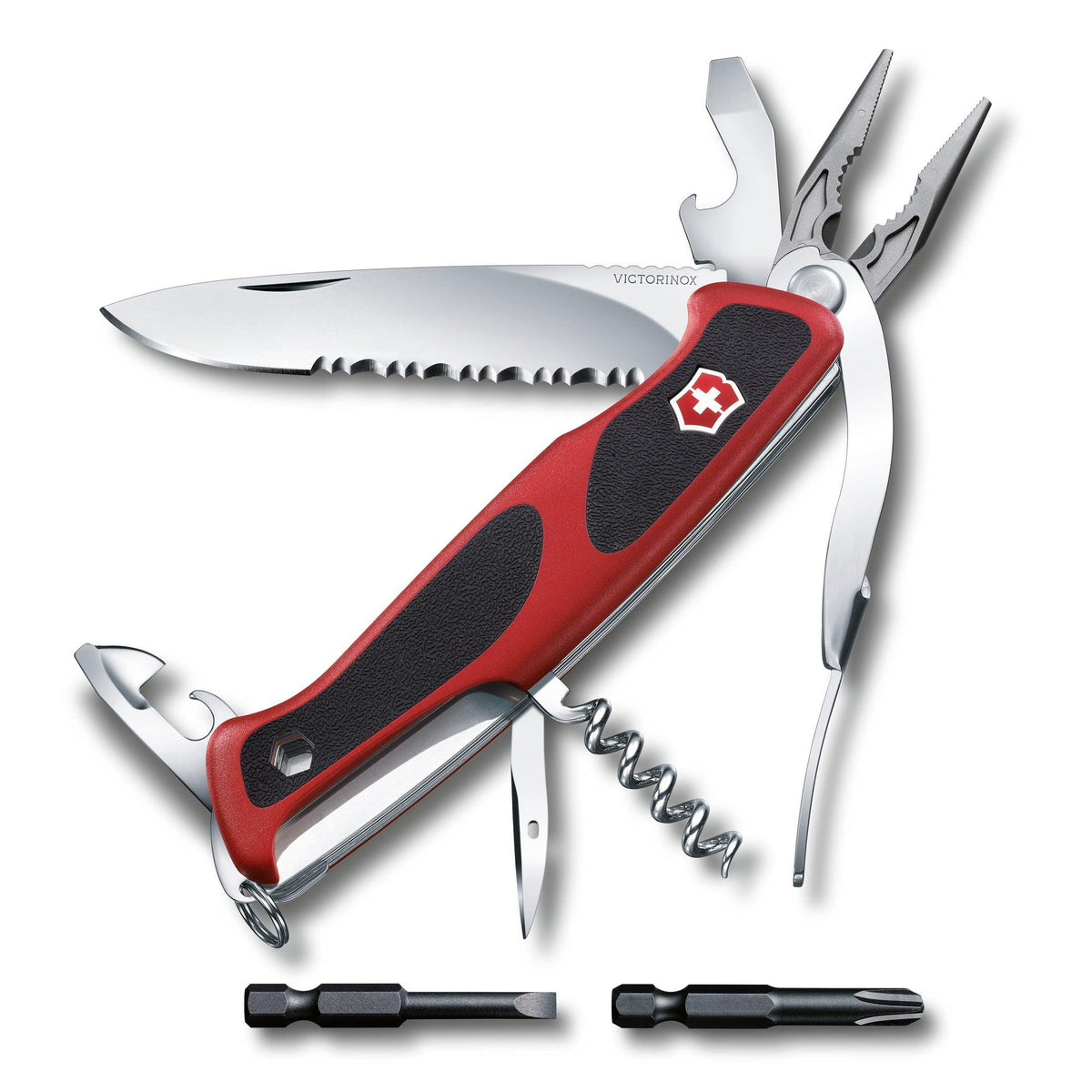 Victorinox Ranger 174 W Grip Faltschachtel Rot/Schwarz 17 Funktionen 0.9728.WC