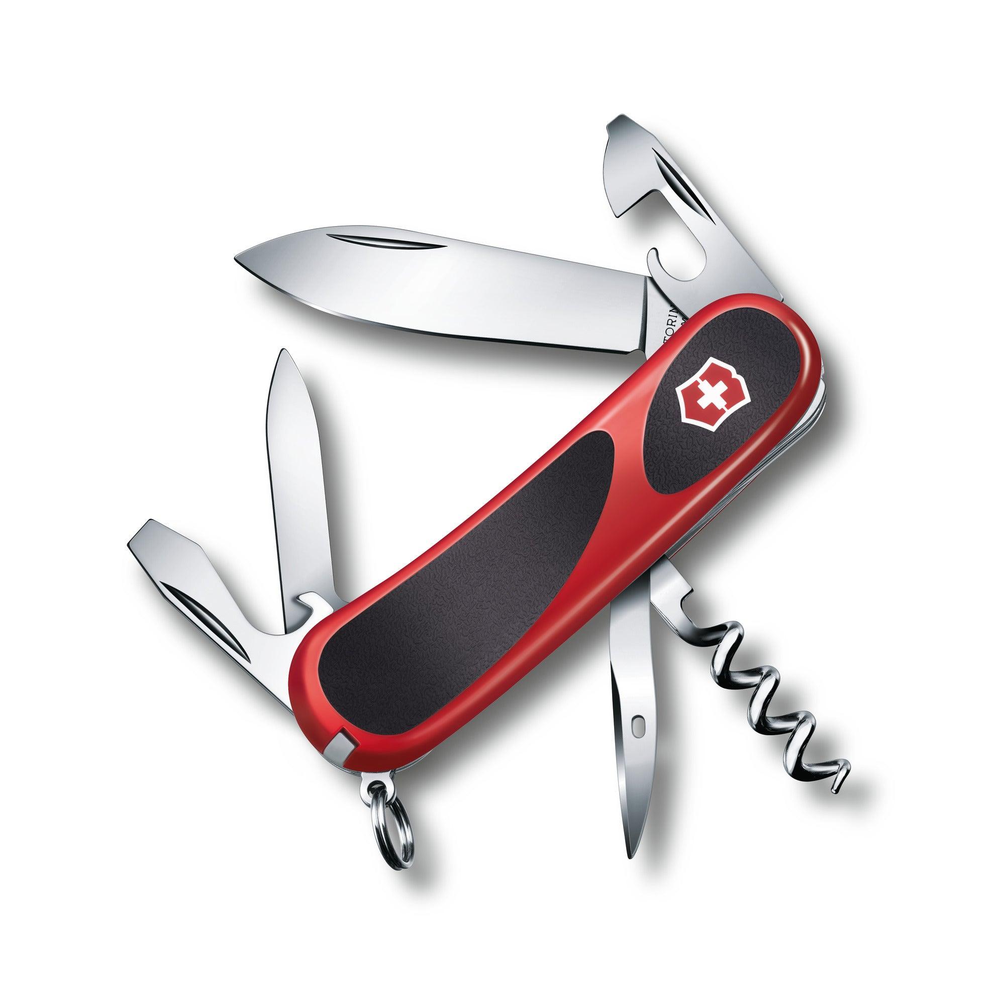 Victorinox Evolution 10 Grip Faltschachtel Rot/Schwarz 2.3803.C