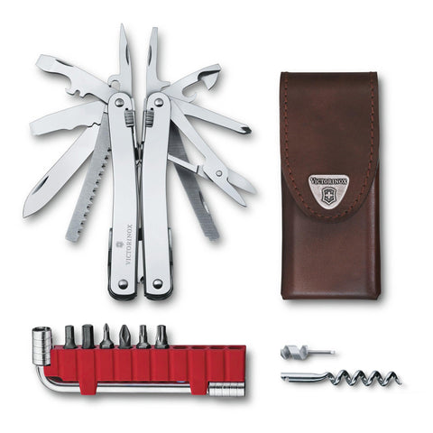 Victorinox SWISS TOOL SPIRIT X PLUS 35 Funktionen GESCHENKSCHACHTEL SILBER