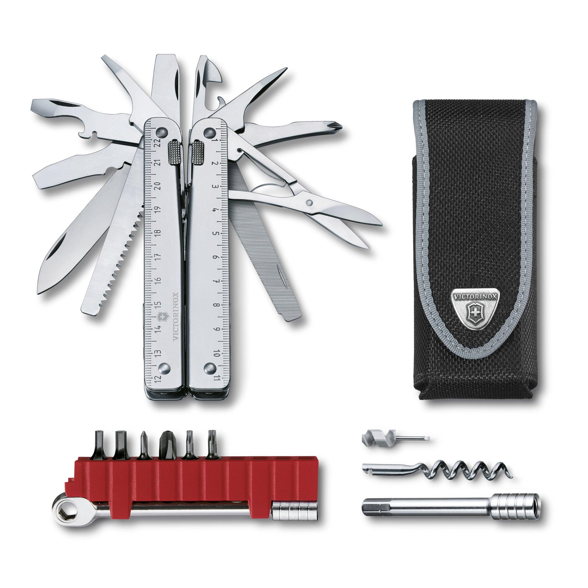 Victorinox Swiss Tool X Plus Ratchet Faltschachtel Silber 3.0339.N