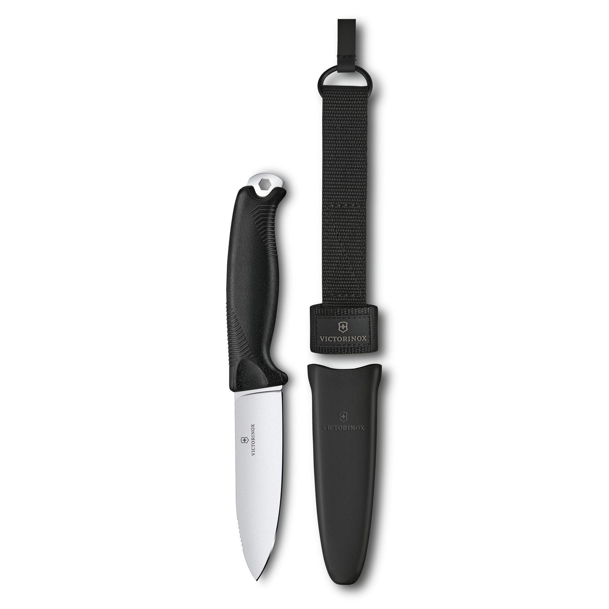 Victorinox Venture Bushcraft Full-Tang-Messer Outdoor Swiss Made Schwarz