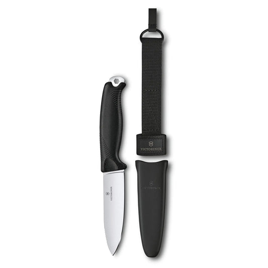 Victorinox Venture 3.0902.3 – Messer mit Scheide in seitlicher Ansicht