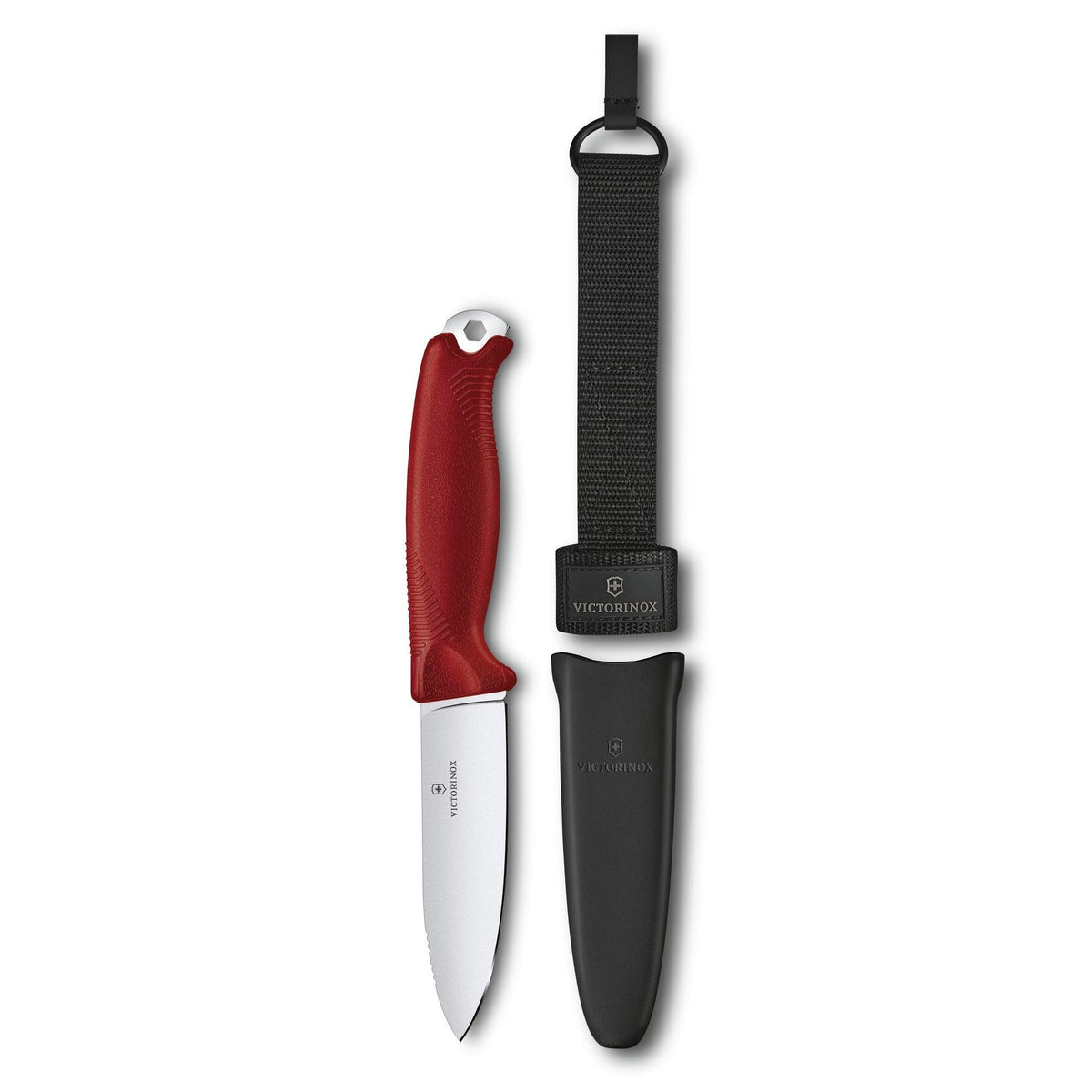 Victorinox Venture Bushcraft Full-Tang-Messer Outdoor Swiss Made Rot