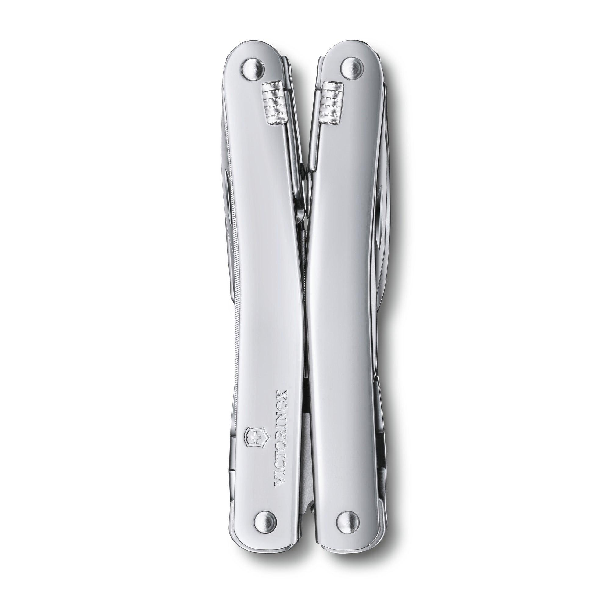 Victorinox SWISS TOOL SPIRIT X PLUS 35 Funktionen GESCHENKSCHACHTEL SILBER