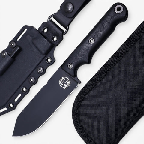 White River FC5 Blackout Micarta – Feststehendes Messer CPM-S35VN · Black Cerakote · Custom Shop Version 2026