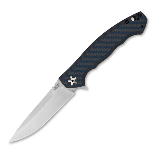 Zero Tolerance 0452BLUCF – EDC-Taschenmesser mit CPM MagnaCut, Titan & Kohlefaser, Made in USA Zero Tolerance