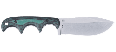 CRKT Minimalist® Nessmuk Micarta Green – Kompaktes Neck Knife für Outdoor & Jagd