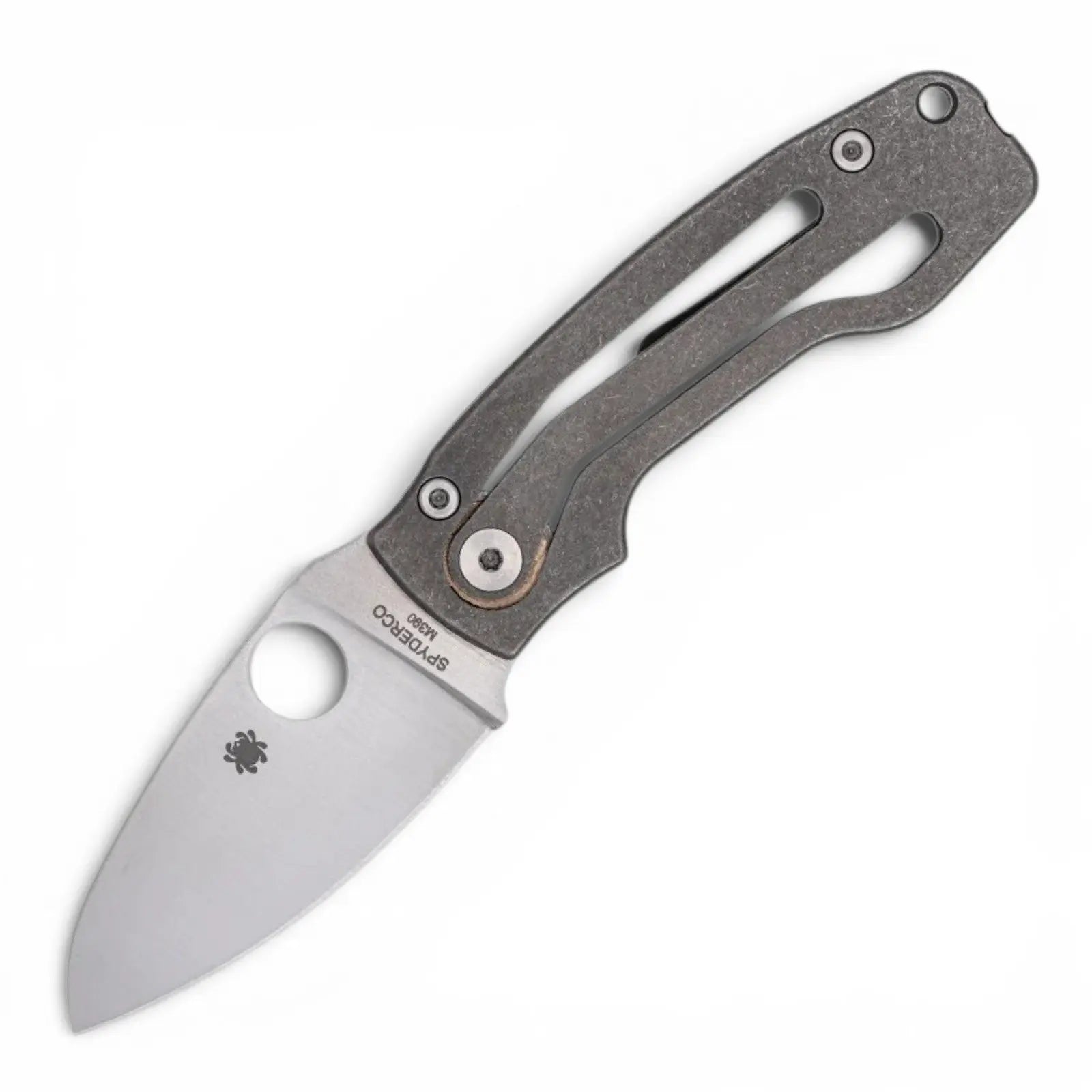 Spyderco PITS 2, M398, Titan, 42a konform, C269TIP