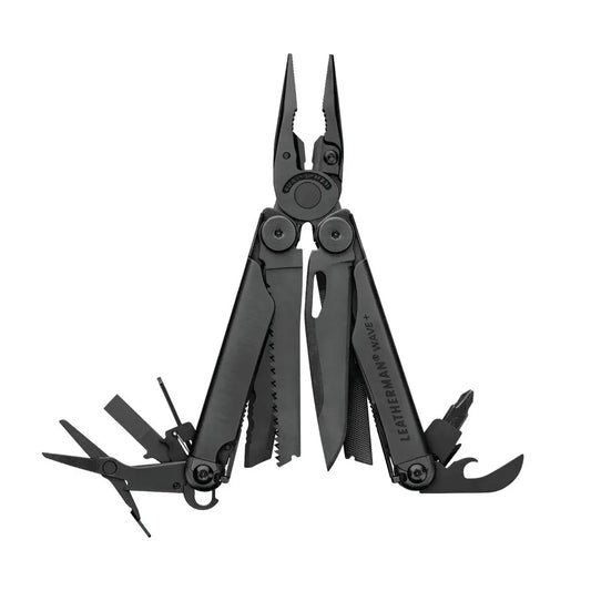 Leatherman Wave Plus Multitool – 18-in-1 Werkzeug aus Edelstahl | Schwarz Leatherman
