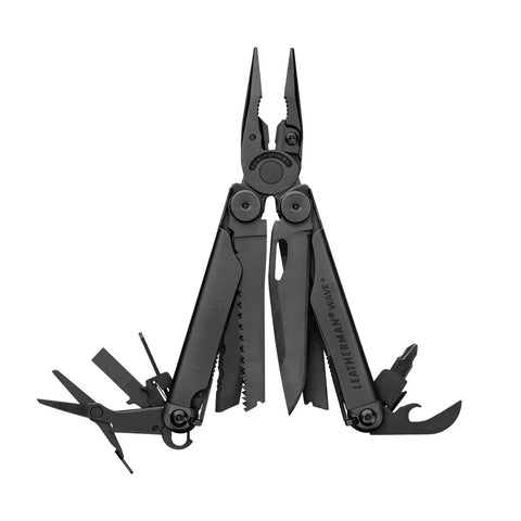 Leatherman Wave Plus Multitool – 18-in-1 Werkzeug aus Edelstahl | Schwarz