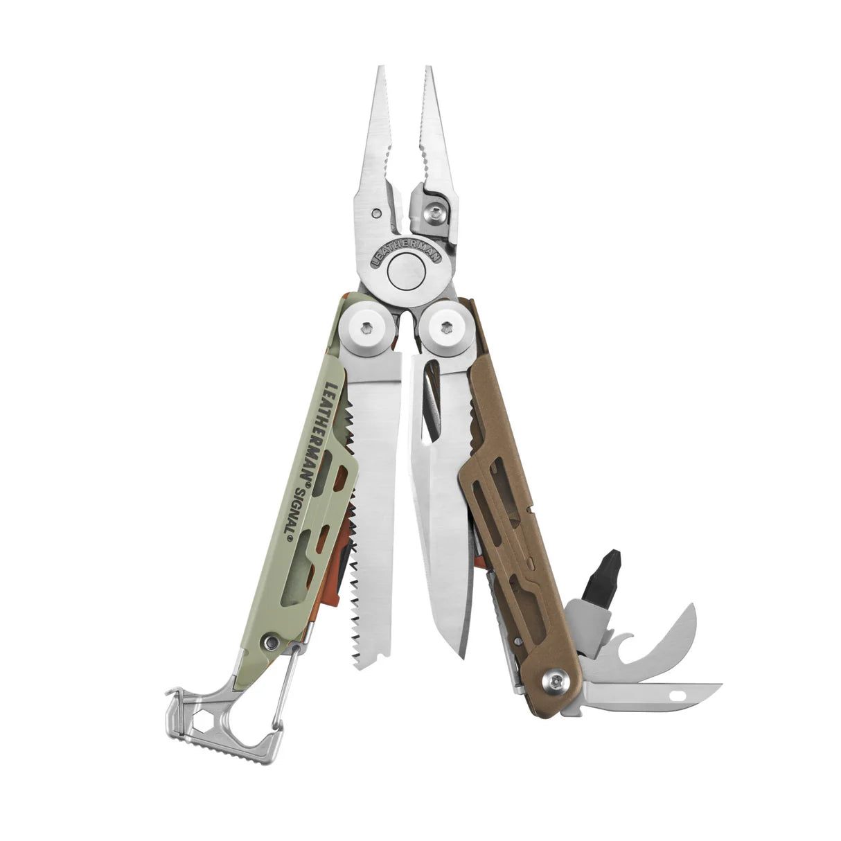 Leatherman Signal® Multi-Tool Mesa Verde – Outdoor-Multitool mit 19 Funktionen, Feuerstarter & Signalpfeife Leatherman