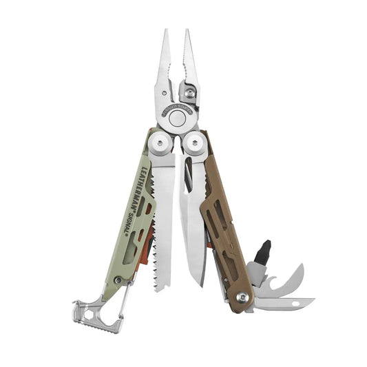 Leatherman Signal® Multi-Tool Mesa Verde – Outdoor-Multitool mit 19 Funktionen, Feuerstarter & Signalpfeife Leatherman