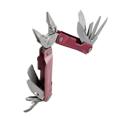 Leatherman Rebar® Heathered Cranberry 17 tools Leatherman