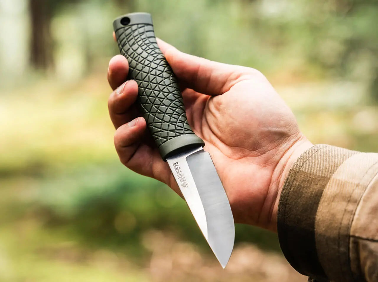 Böker Manufaktur Solingen Bronco Mini CPM-3V Green – Kompaktes Bushcraft-Messer mit Kydexscheide Böker Manufaktur Solingen