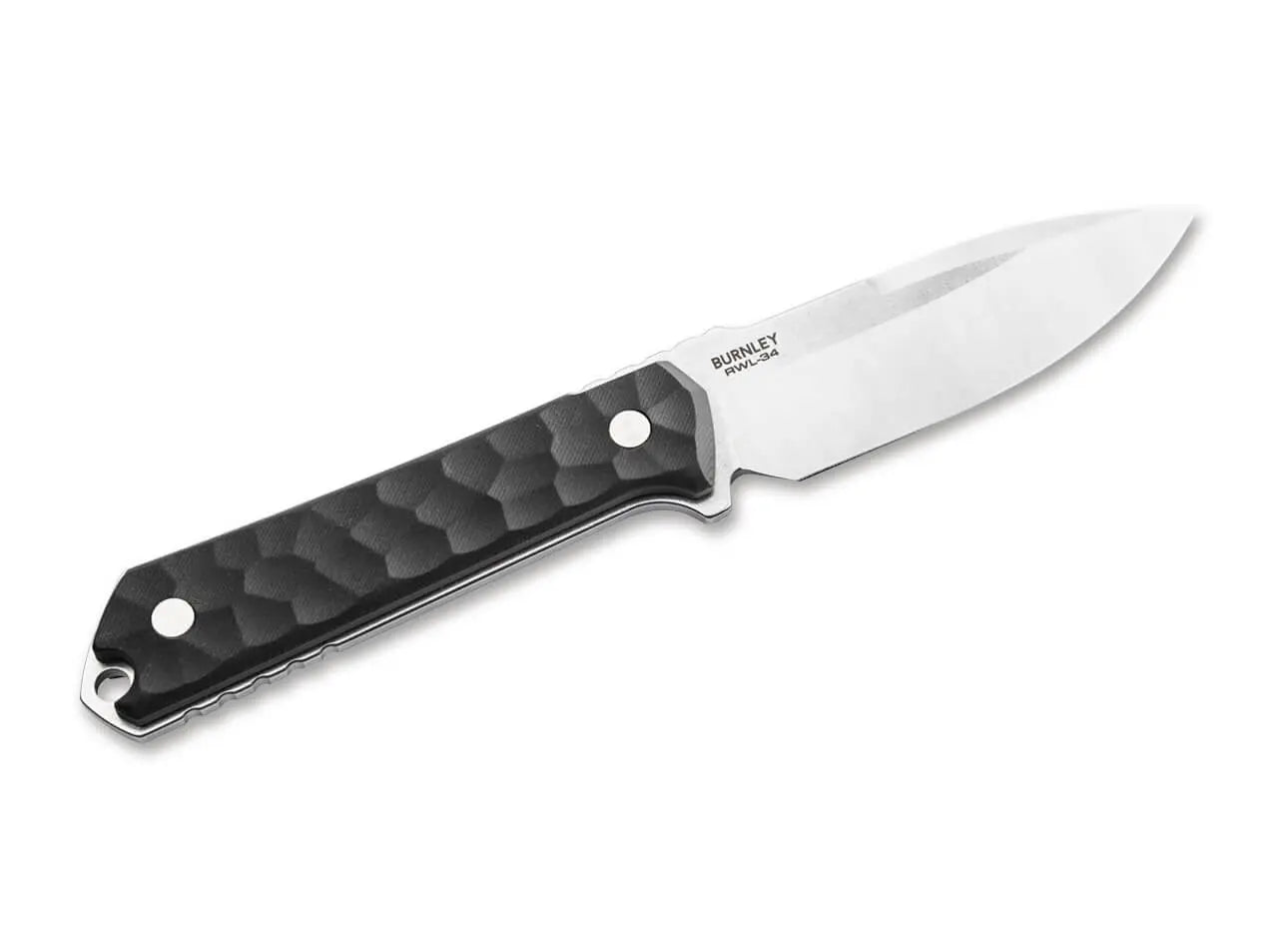 Böker Kiboku Richlite Black Rock Pattern – Feststehendes Messer mit RWL-34 & Kydex-Scheide Böker Manufaktur Solingen