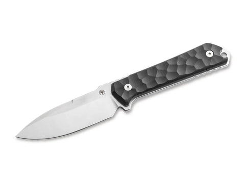 Böker Kiboku Richlite Black Rock Pattern – Feststehendes Messer mit RWL-34 & Kydex-Scheide Böker Manufaktur Solingen