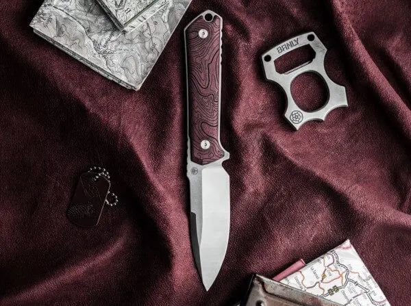Böker Kiboku Richlite Red Topo | Feststehendes Messer RWL-34 Böker Manufaktur Solingen