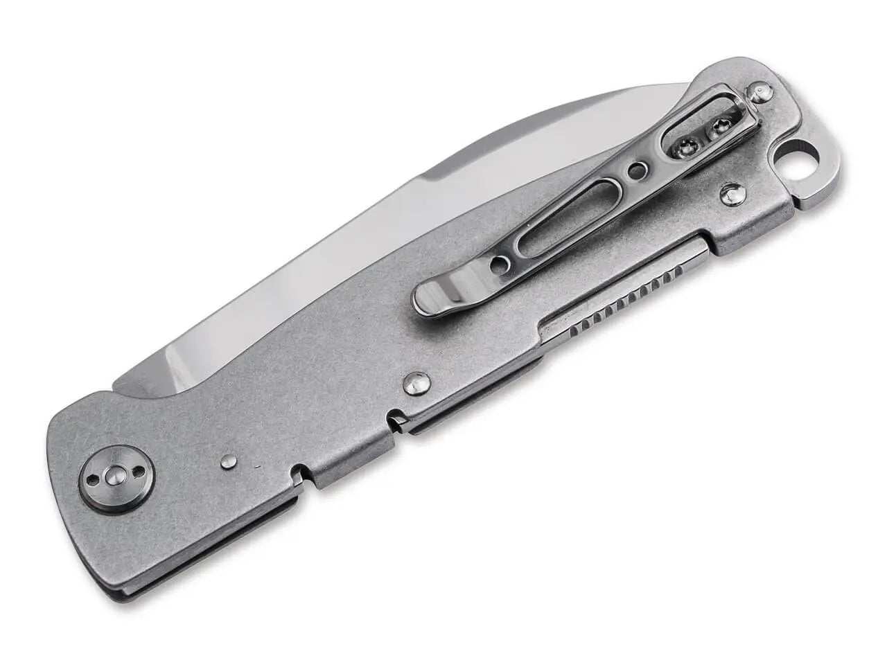 Böker Plus Atlas Backlock Droppoint – Taschenmesser D2 Stahl, Backlock, Edelstahl Böker Plus