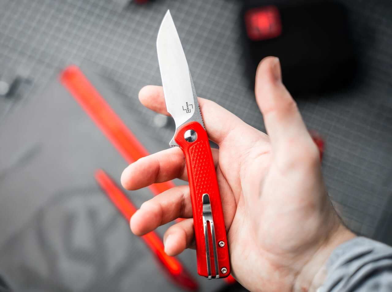 Böker Plus Fire Ant Red (42a konform)